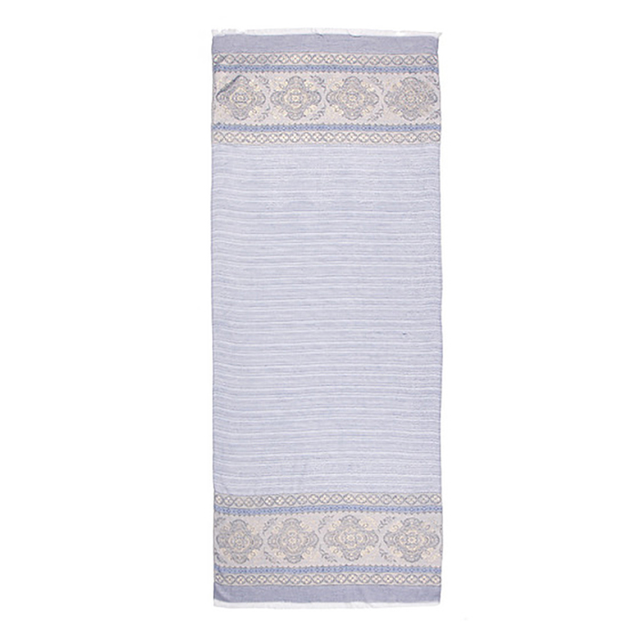 Палантин текстильный PJ1658_05, цвет серый, размер 68х180