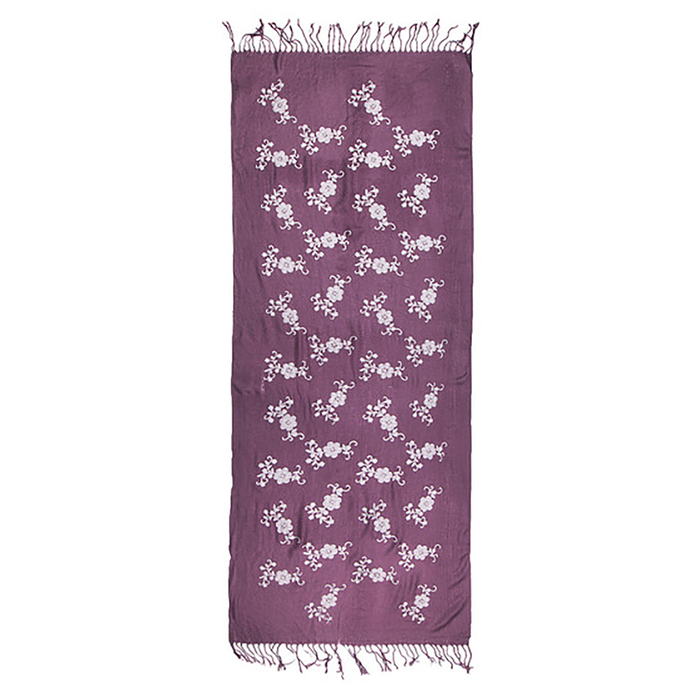 Палантин текстильный PC3889_C10, цвет фиолетовый, размер 70х170