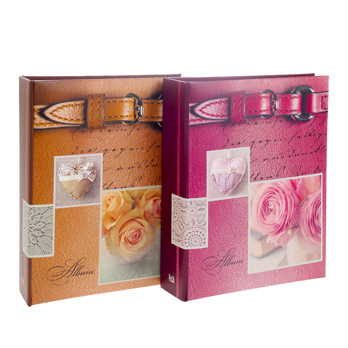 Фотоальбом на 200 фото 10х15 см Image Art, цветы, МИКС