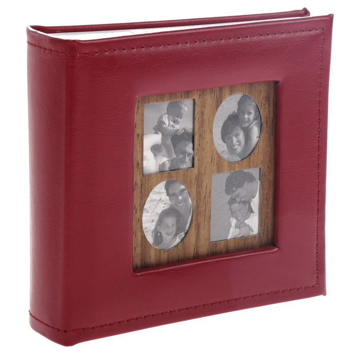 Фотоальбом на 100 фото 10х15 см Image Art, классика с окном, МИКС