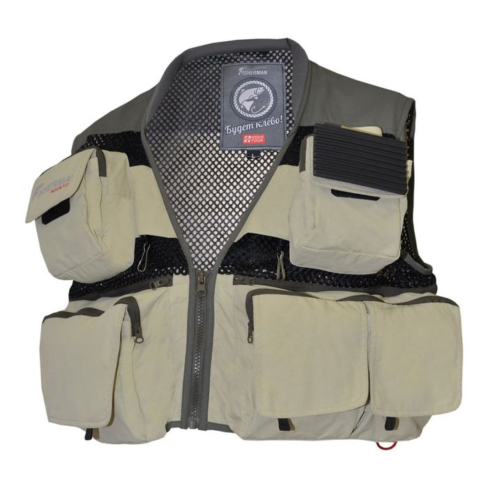 Жилет рыболовный Nova Tour Профи Лайт, хаки, S