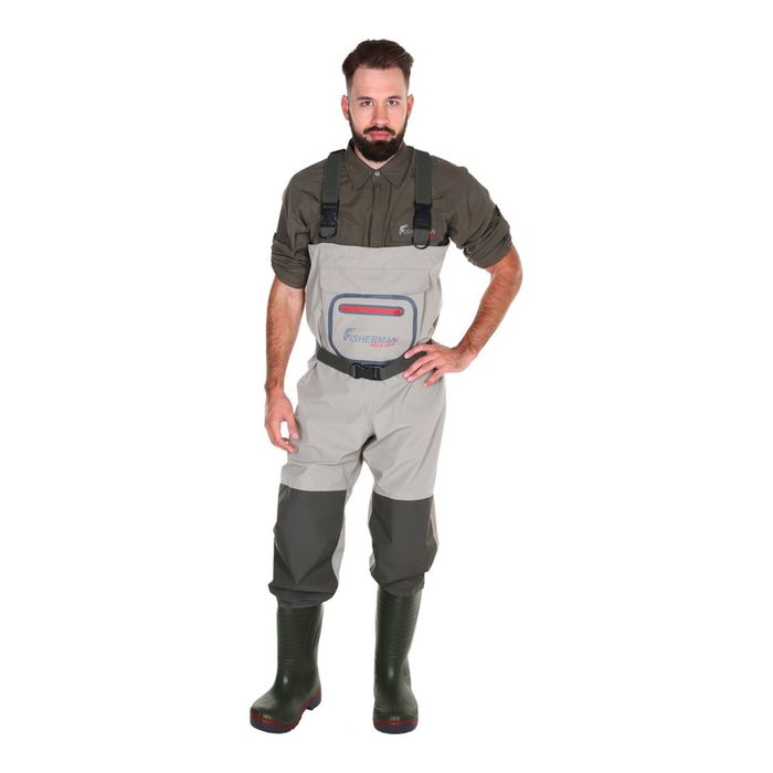 Вейдерсы для рыбалки Nova Tour Дрифт PRO, хаки, S-M,40-41