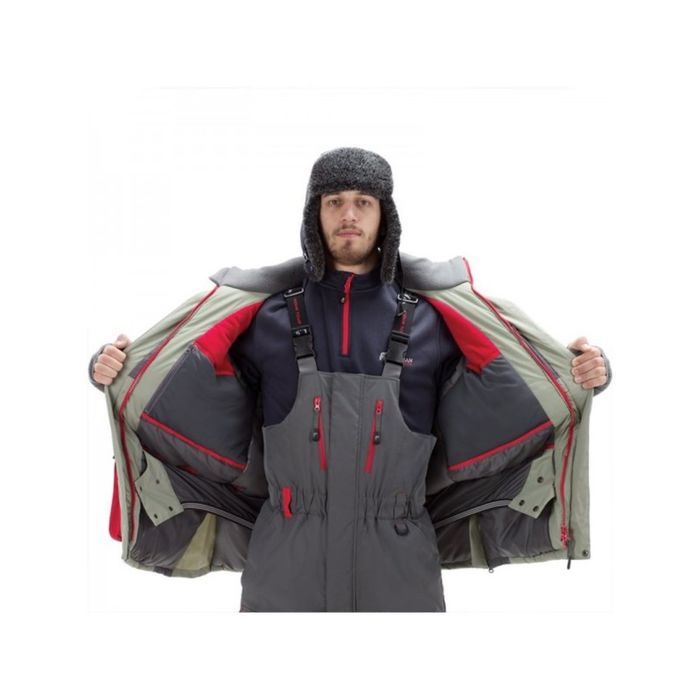 Костюм для рыбалки Nova Tour Fisherman Норд V2, серый/олива, S