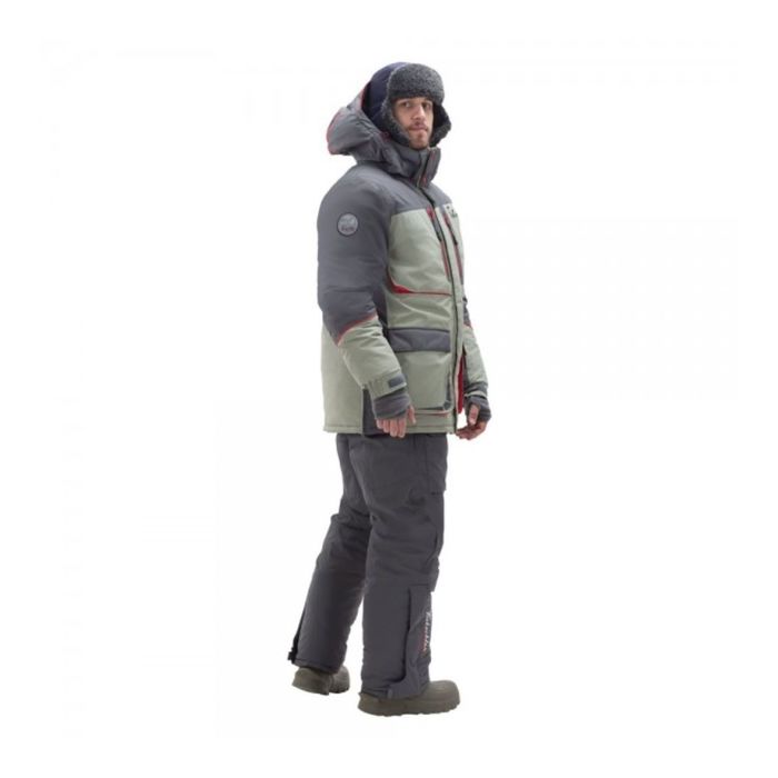 Костюм для рыбалки Nova Tour Fisherman Норд V2, серый/олива, 3XL