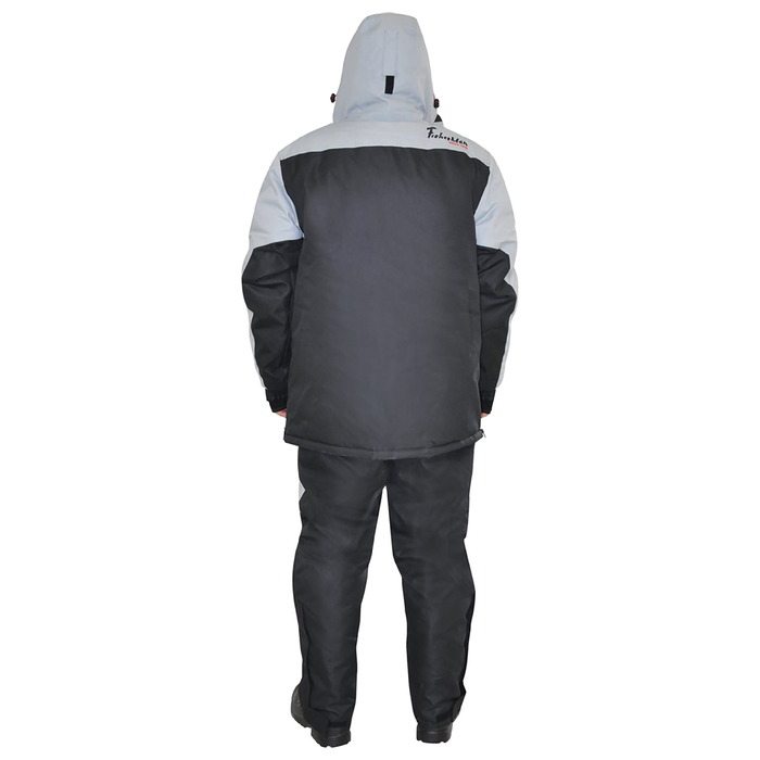 Костюм для зимней рыбалки Fisherman Хито, черный/серый, 4XL