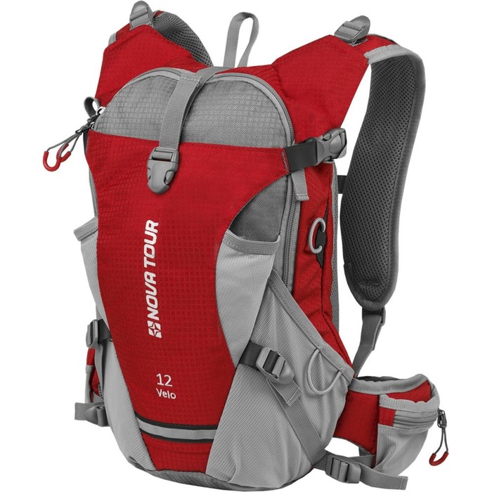 Рюкзак Вело 12, Красный/Серый