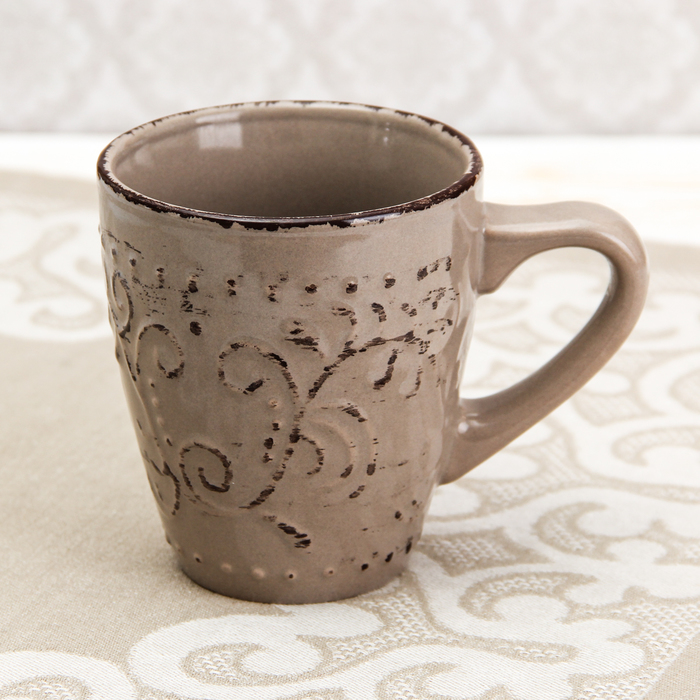 Кружка 350 мл "Ундина", цвет коричневый