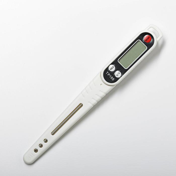 Термометр (термощуп) электронный на батарейках, в чехле термощуп zigmund