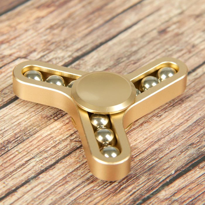 Спиннер "Бумеранг" с хромированными шариками, 6*6 см