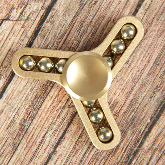 Спиннер "Бумеранг" с хромированными шариками, 6*6 см