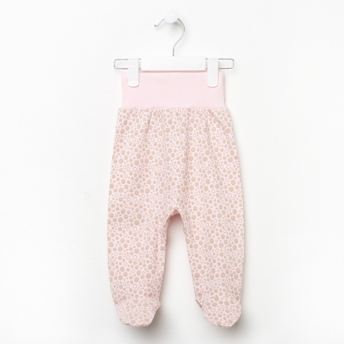 Ползунки со стопой, рост 68 см, цвет розовый U2218/4-68_М