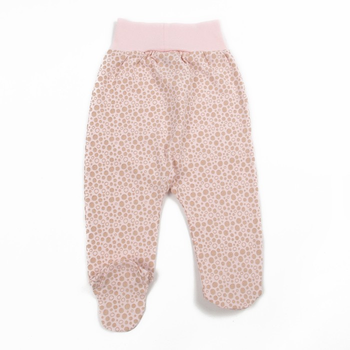 Ползунки со стопой, рост 80 см, цвет розовый U2218/4-80_М