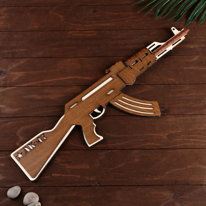 Сувенирное оружие "Автомат АК-47 большой", собранный 64x20 см