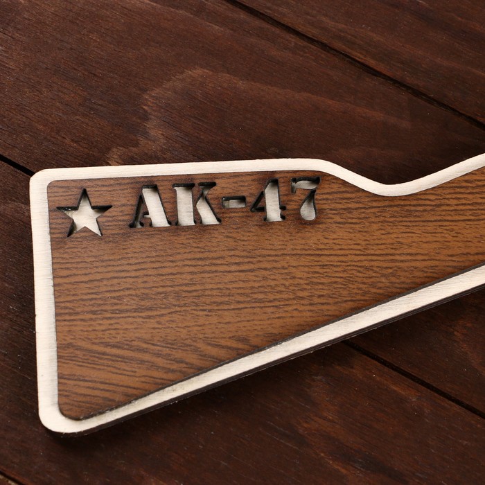 Сувенирное оружие "Автомат АК-47 большой", собранный 64x20 см