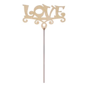

Топпер "Love" большой 18x11,5 см
