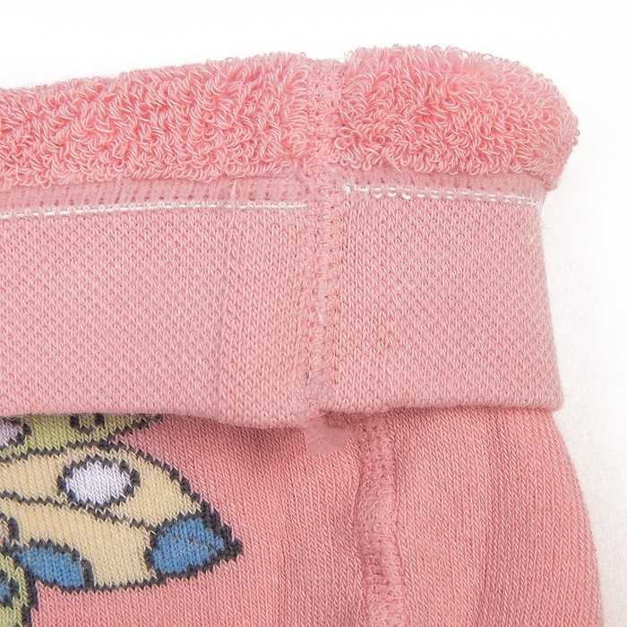 Колготки детские махровые 3265-813 цвет бледно-розовый, рост 74-80, р-р 11-12