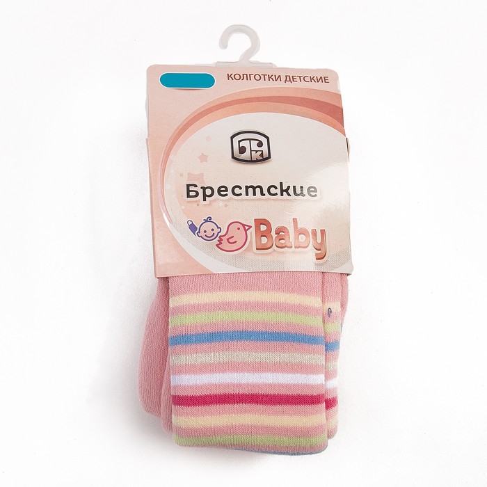 Колготки детские махровые 3265-813 цвет бледно-розовый, рост 74-80, р-р 11-12