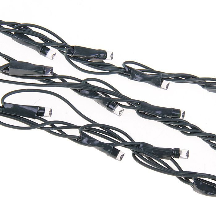 Гирлянда "Дождь" улич. Ш:2 м, В:6 м, нить темная, LED-1500-220V, контр. 8 р, СИНИЙ УЦЕНКА