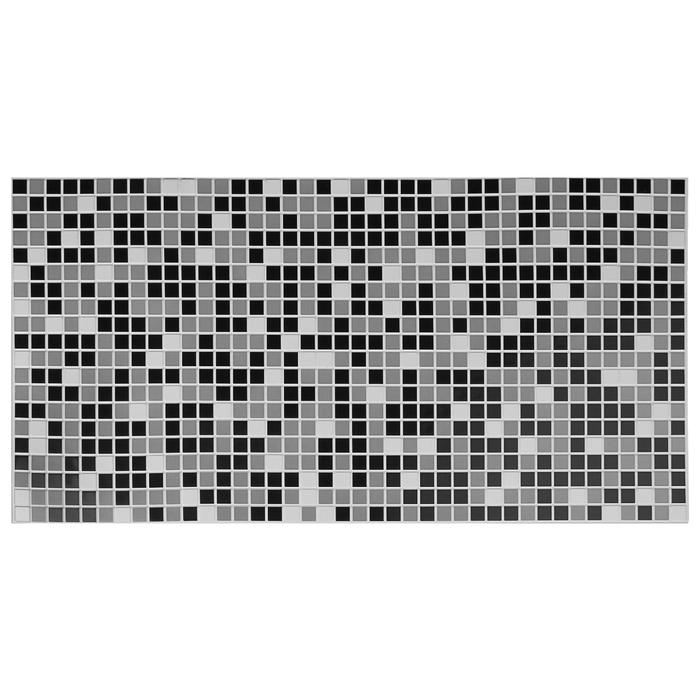 Панель ПВХ Мозаика чёрная 960х480 мм