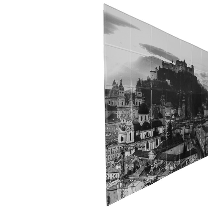 Панель ПВХ Плитка ЗАЛЬЦБУРГ в 2 частях 964х484 мм х 2 шт