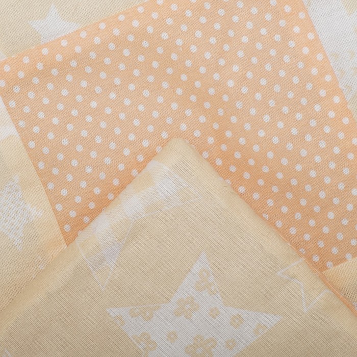 Комплект в кроватку ПРЕМИУМ Совушки, 22 предмета, цв беж/пресик, бязь