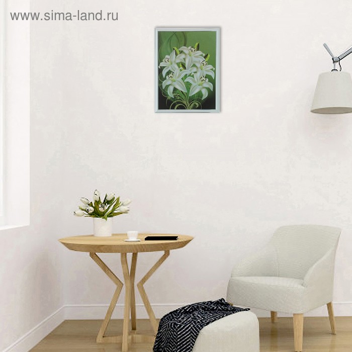 

Картина "Белые лилии" 33*43 см