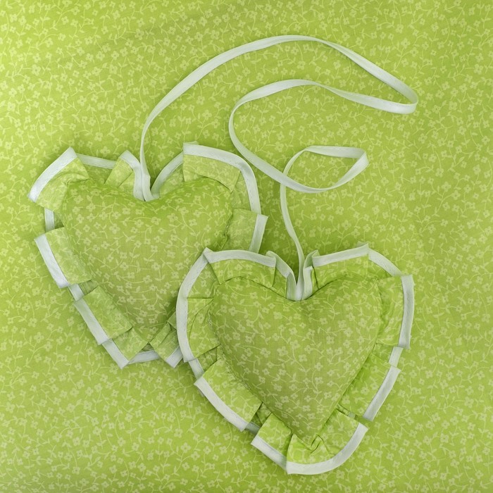 Комплект в кроватку Полянка, 11 предметов, цв салатовый, поплин