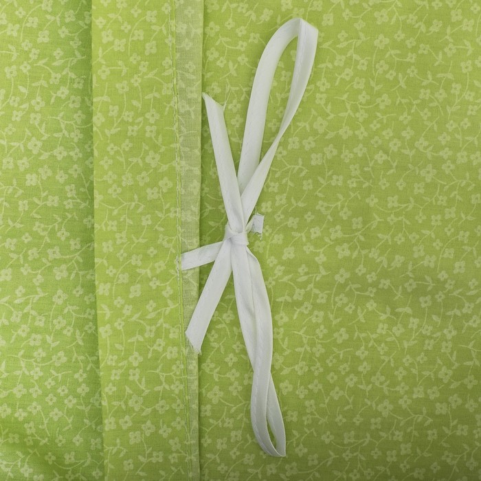 Комплект в кроватку Полянка, 11 предметов, цв салатовый, поплин