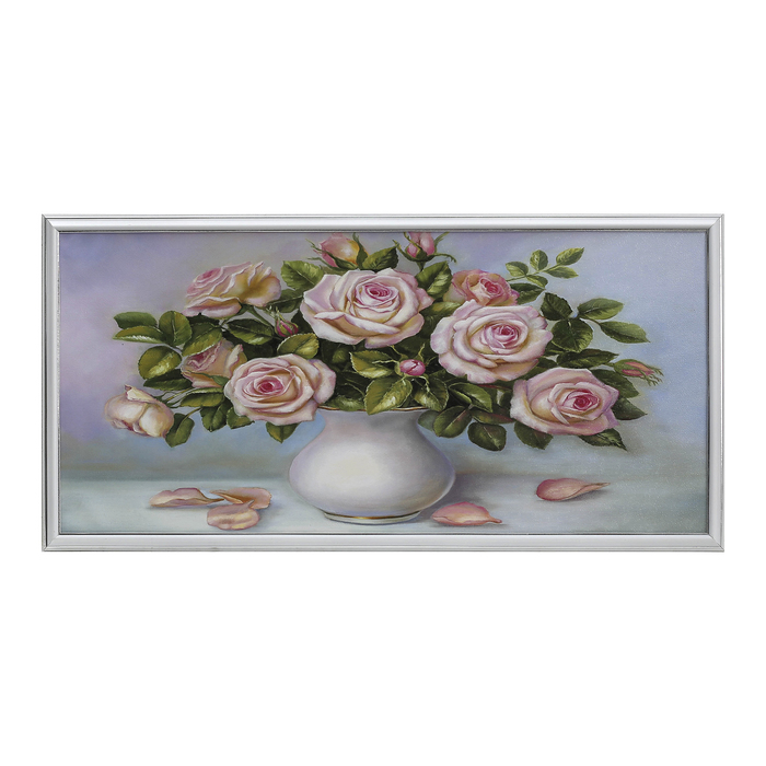 Картина "Букет нежных роз" 36*73 см