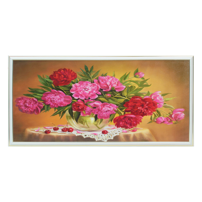 Картина "Большой букет" 36*73 см