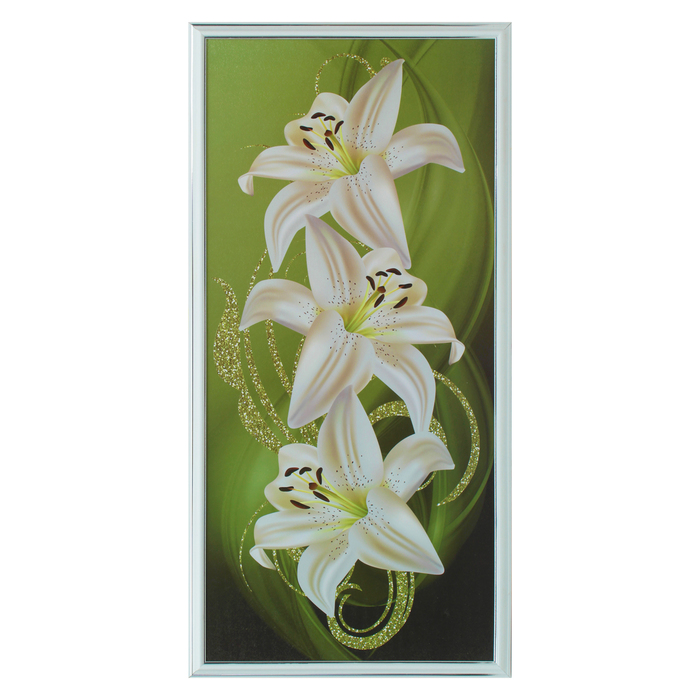Картина "Лилии" 36*73 см