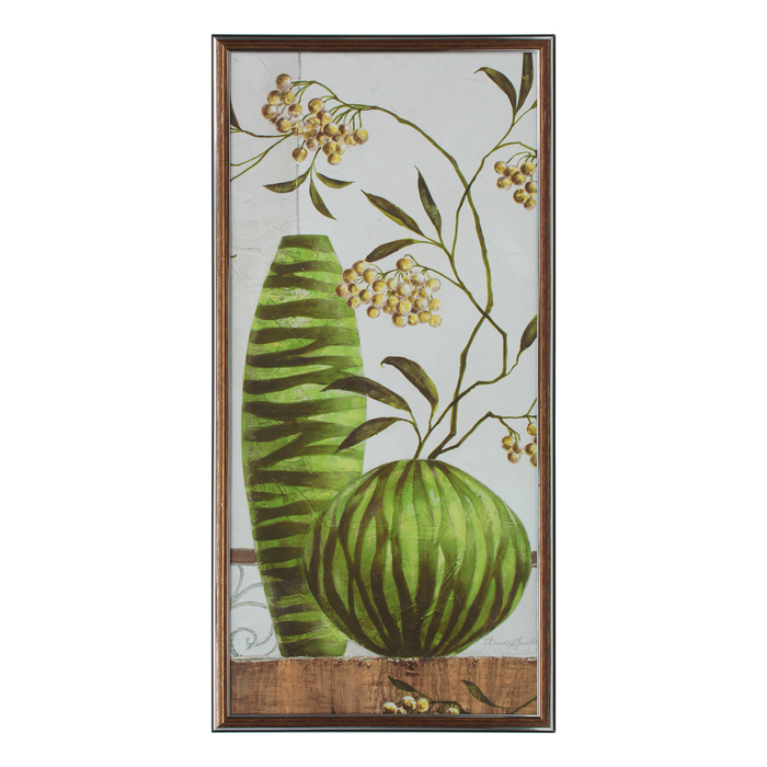 Картина "Арбузные вазы" 36*73 см