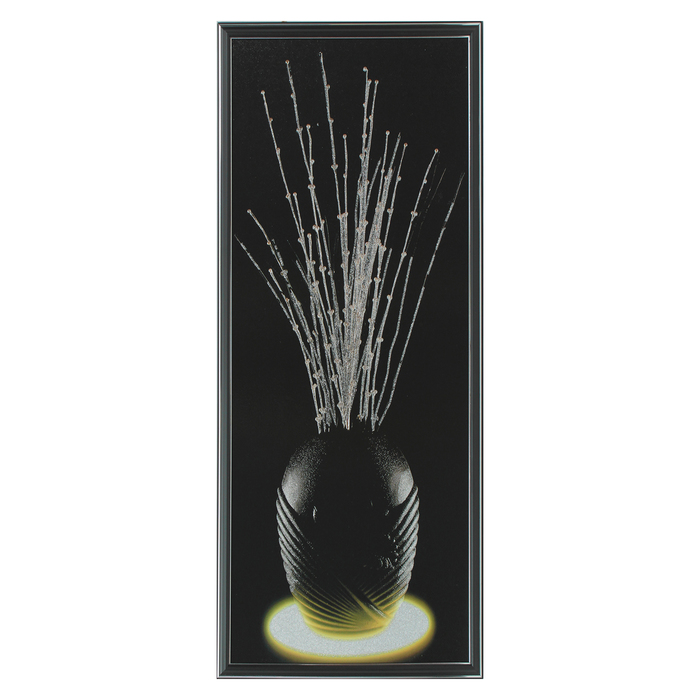 Картина "Белые ветки" 36*73 см