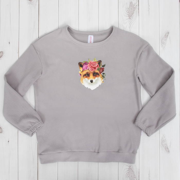 Джемпер женский KAFTAN "Лиса" серый 42-44, флис