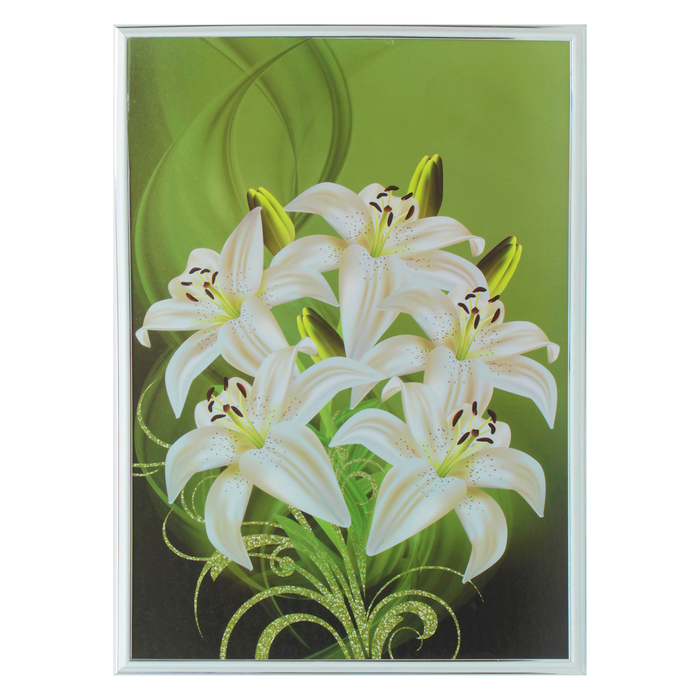 Картина "Белые лилии" 53*73 см