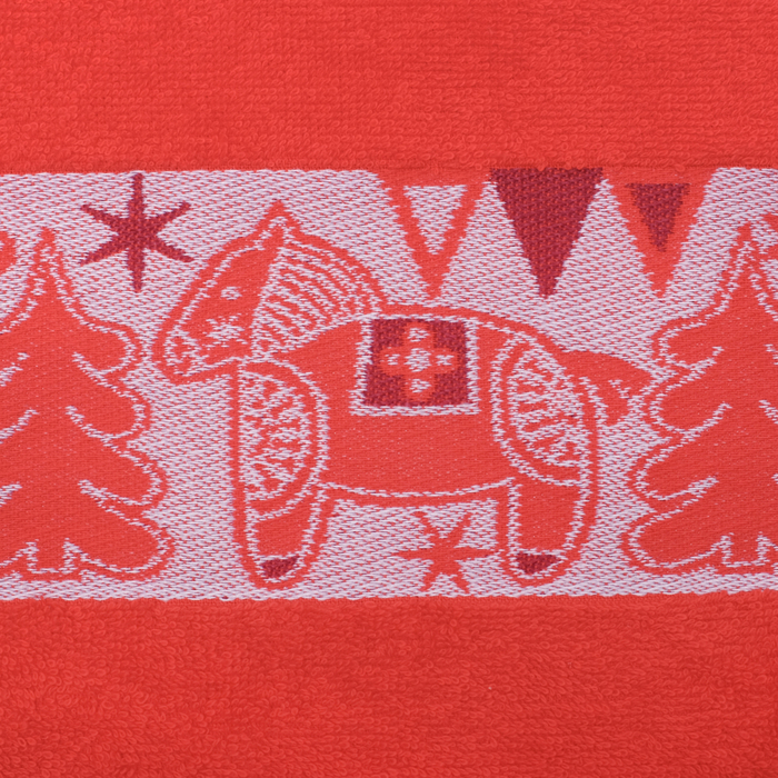 Полотенце махровое Collorista "С Новым годом" 30х70 см 100% хлопок, 370гр/м2