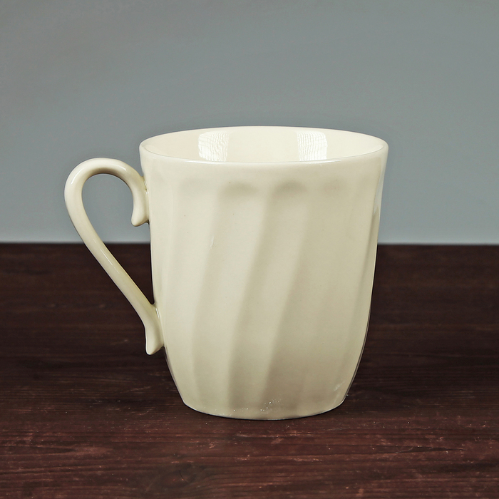 Кружка 0,35 л "Волна" белая