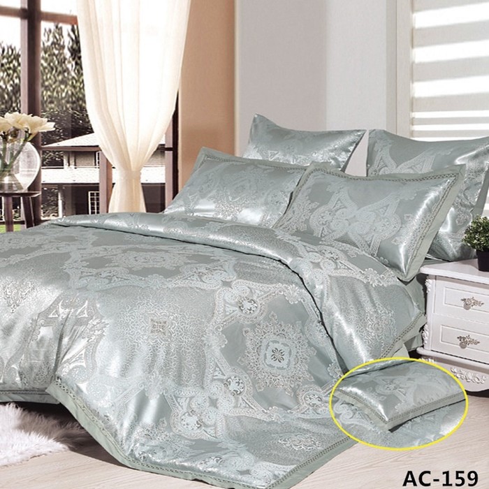 КПБ 2 сп., размер 220х240 см, 180х220 см, 50х70 см-2 шт., 70х70 см-2 шт., шелк AC-159-2