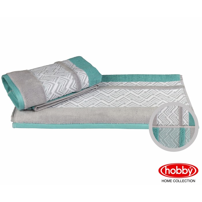 Полотенце махровое Nazende, размер 50х90 см, цвет минт