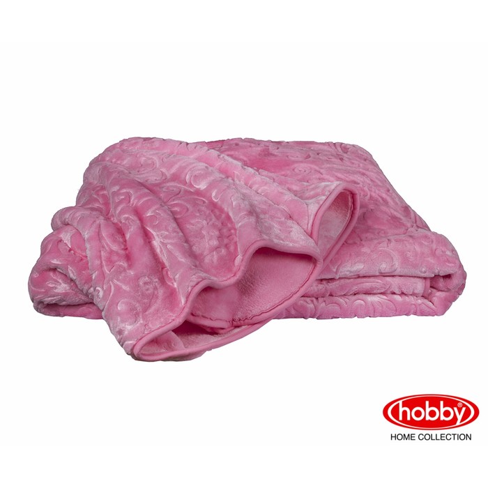 Покрывало Yelizaveta, размер 220х240 см, цвет розовый, велсофт