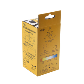 

Лампа cветодиодная Luazon Lighting, A65, 18 Вт, E27, 1620 Лм, 3000 K, теплый белый