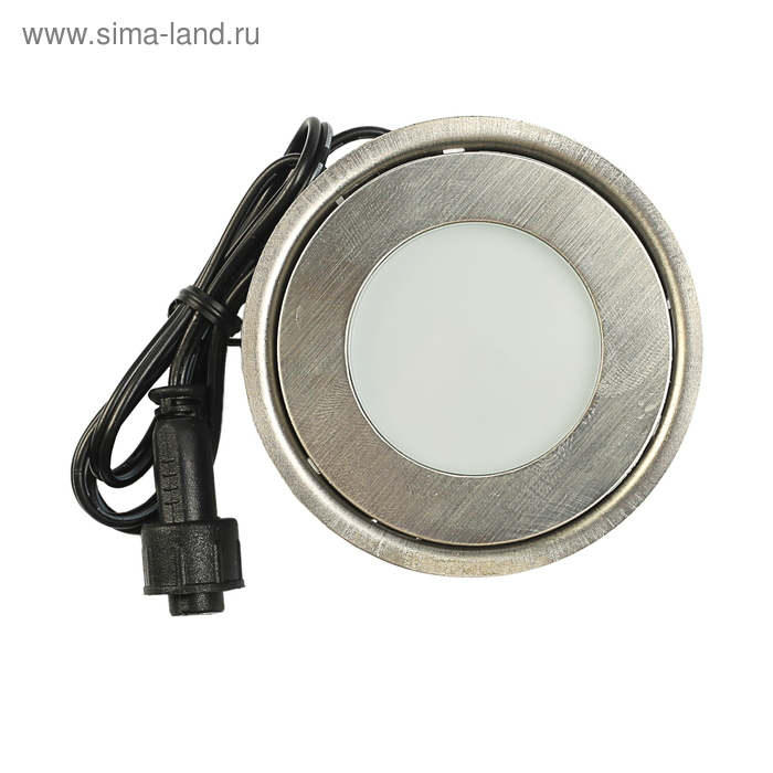 

Светильник тротуарный круглый Luazon VSL-009, 0,5 Вт, IP66, 12 В, СИНИЙ