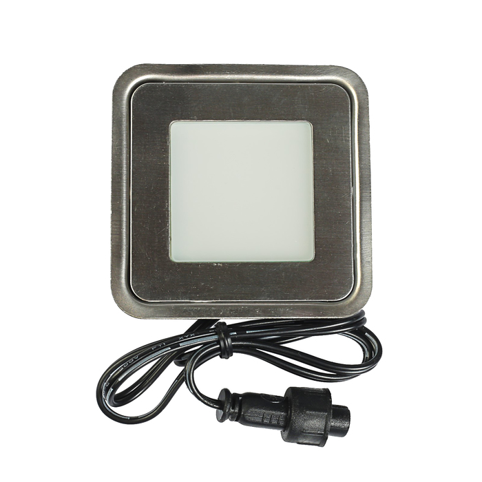 Светильник герметичный квадратный Luazon VSL-015, 0,5 Вт, IP66, 12 В, СИНИЙ