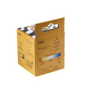 

Лампа cветодиодная спот Luazon MR16, GU10, 5 Вт, 450 Лм, 3000 K, теплый белый