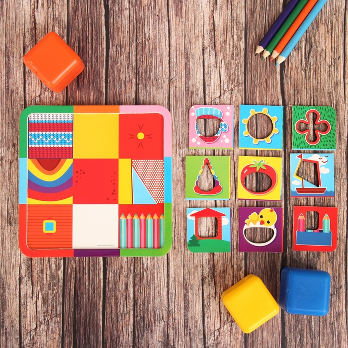 Рамка-вкладка с текстурами "Предметы быта" двусторонняя