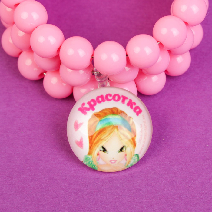 Браслет "Красотка", Феи Винкс: Флора, 5 см