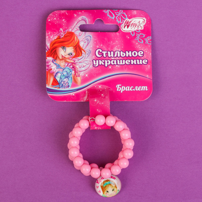 Браслет "Красотка", Феи Винкс: Флора, 5 см
