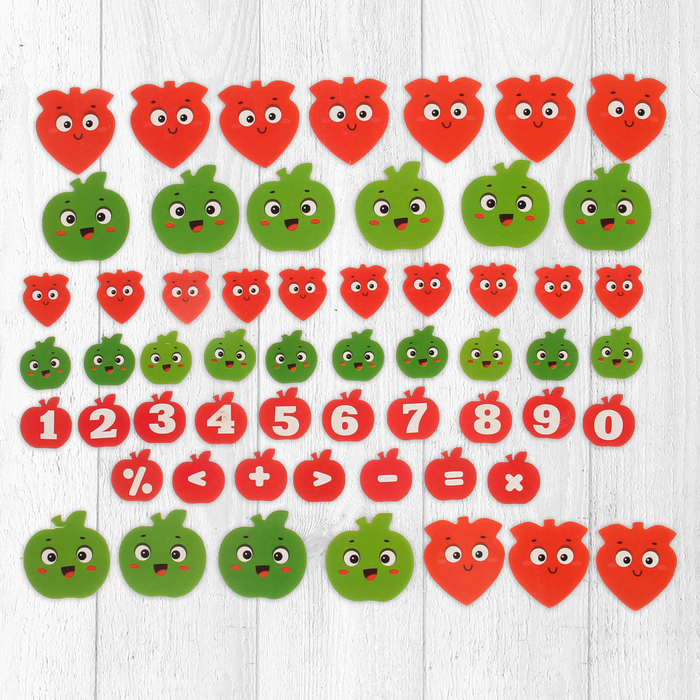Счётный материал "Фрукты", 57 деталей