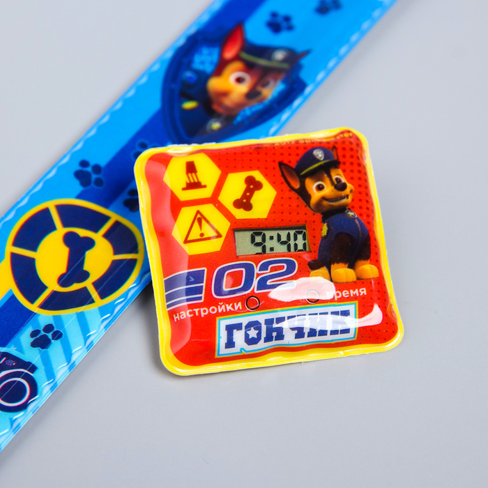 Щенячий патруль. Часы наручные электронные &quot;Гончик&quot;, 22,5 х 4,5 см