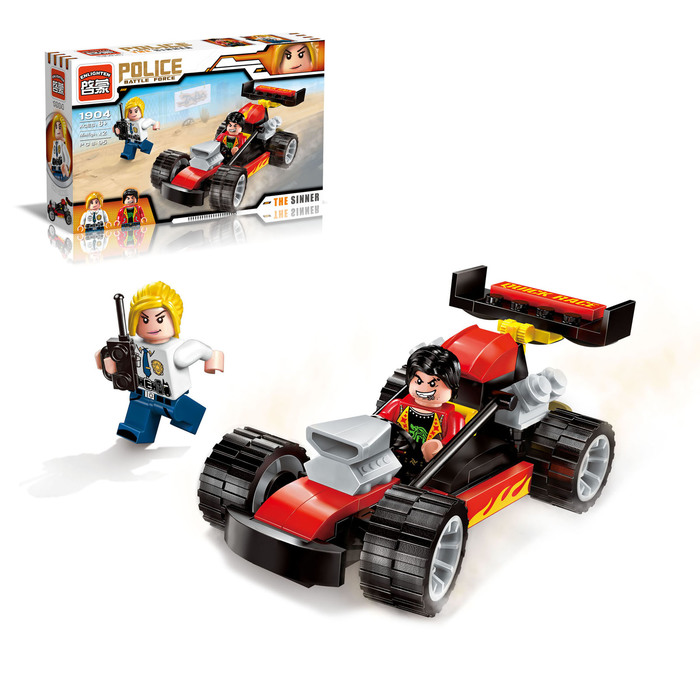 Конструктор «Полицейский багги», 95 деталей